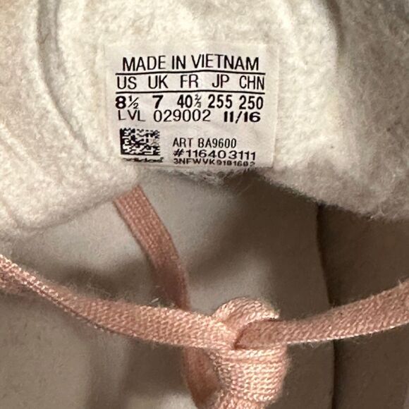 Adidas~Men’s~Gazelle Vapor Pink/White Casual Shoes Sneakers~Size 8.5~BB5472 - Picture 9 of 9